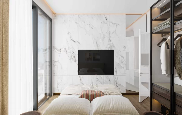 Eleganter Wohnkomplex zum Verkauf in Alanya, mit herrlichem Burg und Meerblick