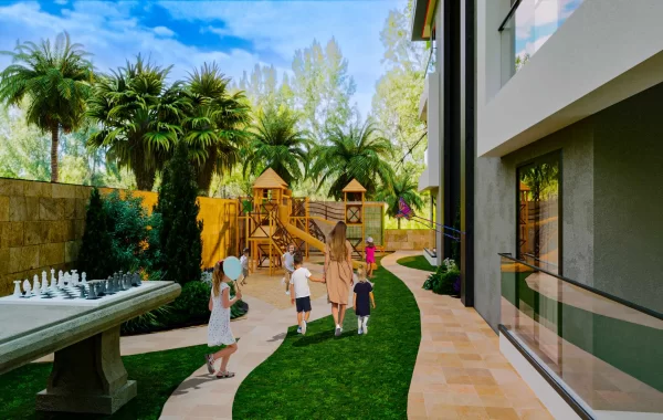 Eleganter Wohnkomplex zum Verkauf in Alanya, mit herrlichem Burg und Meerblick