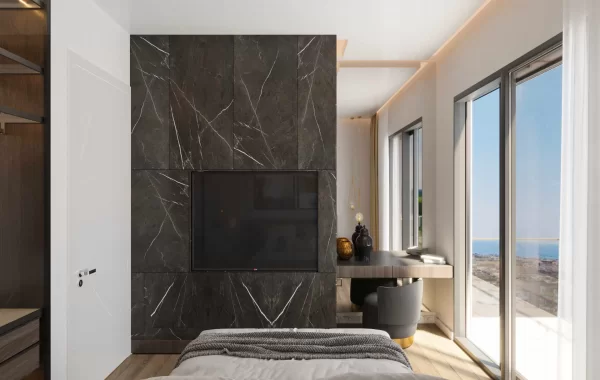 Eleganter Wohnkomplex zum Verkauf in Alanya, mit herrlichem Burg und Meerblick
