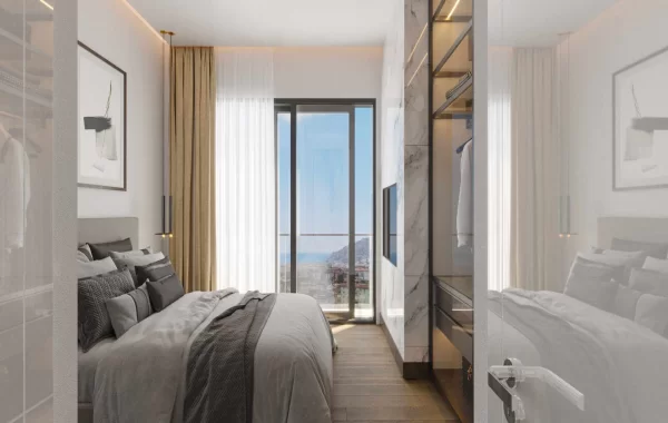 Eleganter Wohnkomplex zum Verkauf in Alanya, mit herrlichem Burg und Meerblick
