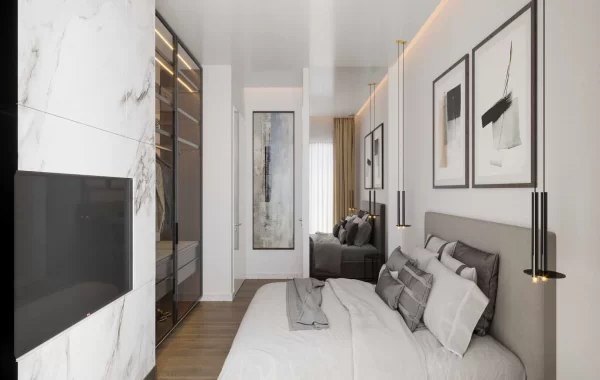 Eleganter Wohnkomplex zum Verkauf in Alanya, mit herrlichem Burg und Meerblick