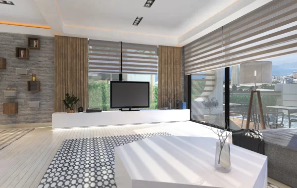 Ravishing villas for sale in Kargicak, alluring region filled with magnificent sea and mountain view