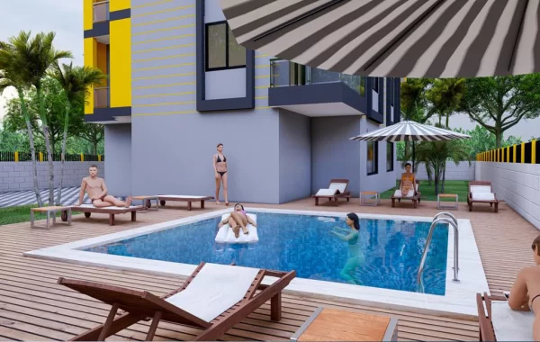 Tranquil apartments for sale in Avsallar, popular area amongst both locals and foreigners