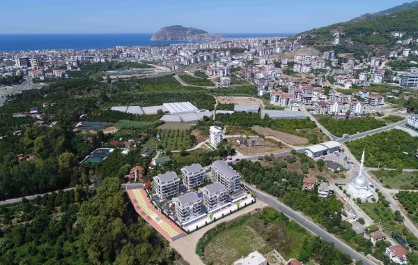 Komplex zum Verkauf in Oba, einem der am weitesten entwickelten Viertel von Alanya