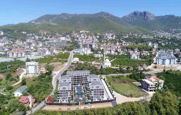 Komplex zum Verkauf in Oba, einem der am weitesten entwickelten Viertel von Alanya