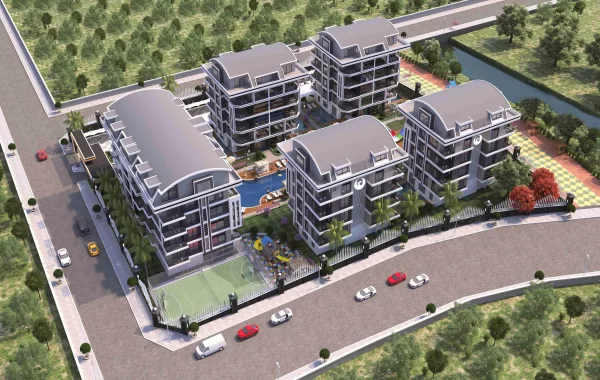 Komplex zum Verkauf in Oba, einem der am weitesten entwickelten Viertel von Alanya