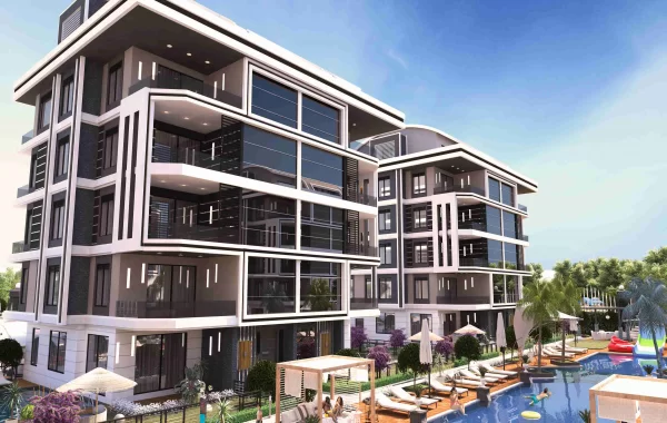 Komplex zum Verkauf in Oba, einem der am weitesten entwickelten Viertel von Alanya