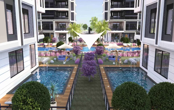 Komplex zum Verkauf in Oba, einem der am weitesten entwickelten Viertel von Alanya