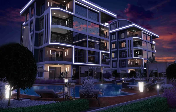 Lovely apartments for sale in Oba, one of the most developed neighbourhoods of Alanya