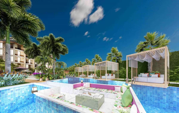 Komplex im Resort-Stil zum Verkauf in Alanya, einer sich schnell entwickelnden Gegend