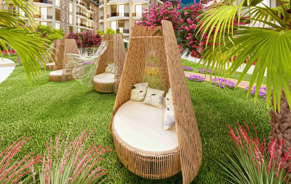 Komplex im Resort-Stil zum Verkauf in Alanya, einer sich schnell entwickelnden Gegend