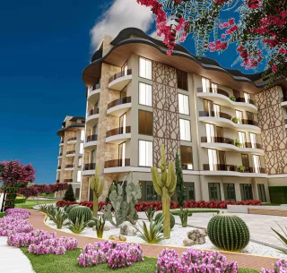 Komplex im Resort-Stil zum Verkauf in Alanya, einer sich schnell entwickelnden Gegend