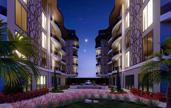 Komplex im Resort-Stil zum Verkauf in Alanya, einer sich schnell entwickelnden Gegend