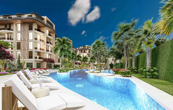Lyxlägenheter till salu i Alanya, i ett snabbt växande område, populärt bland investerare
