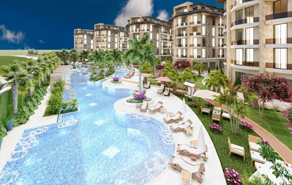 Lyxlägenheter till salu i Alanya, i ett snabbt växande område, populärt bland investerare