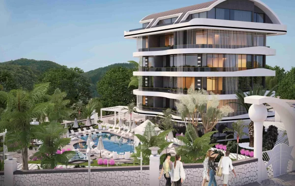 Dream apartment for sale in Kargicak, it will mesmerize you with its lovely coast line and landscape