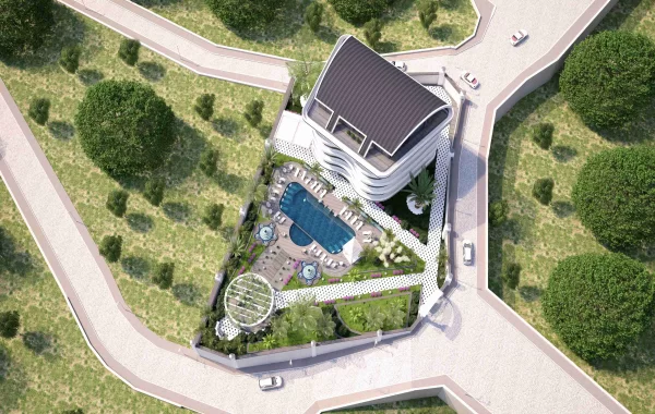 Dream apartment for sale in Kargicak, it will mesmerize you with its lovely coast line and landscape