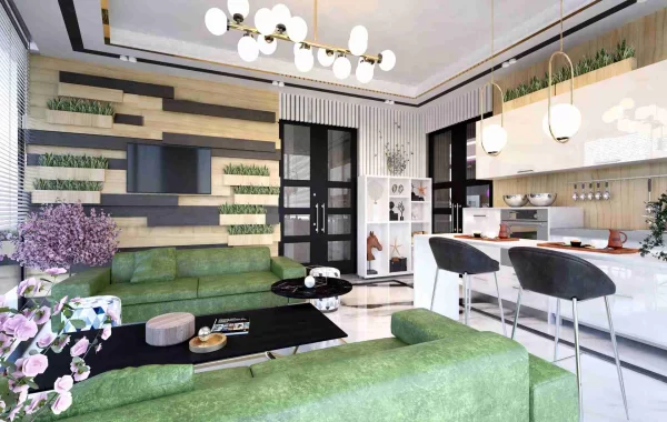 Dream apartment for sale in Kargicak, it will mesmerize you with its lovely coast line and landscape