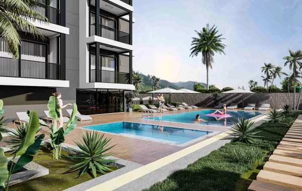 Incredible apartments for sale in Kestel that has a combination of local and foreign lifestyles