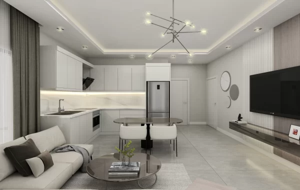 Astounding apartments for sale in Kargicak, known for its beautiful nature, and stunning views