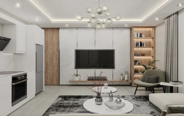 Astounding apartments for sale in Kargicak, known for its beautiful nature, and stunning views