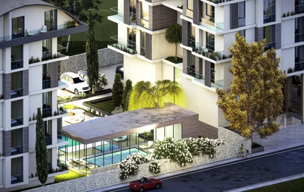 Astounding apartments for sale in Kargicak, known for its beautiful nature, and stunning views