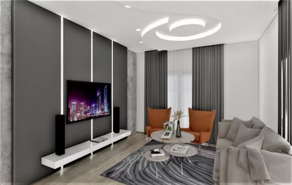 Modern complex with apartments for sale in Turkler, charming seaside town perfect for holiday