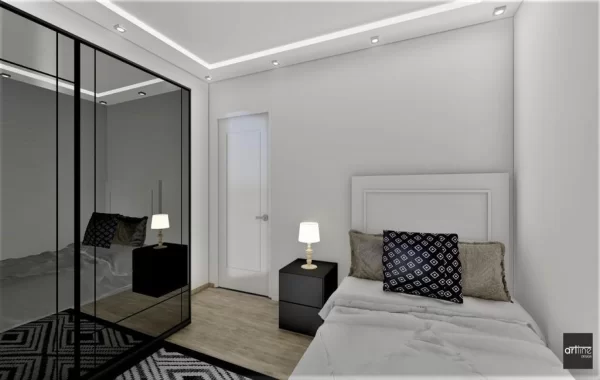 Modern complex with apartments for sale in Turkler, charming seaside town perfect for holiday