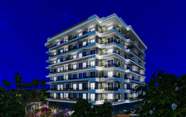Exclusive apartments for sale in Gazipasa, known for its beautiful beaches, nature and history
