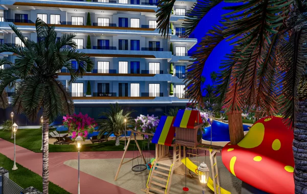 Exclusive apartments for sale in Gazipasa, known for its beautiful beaches, nature and history
