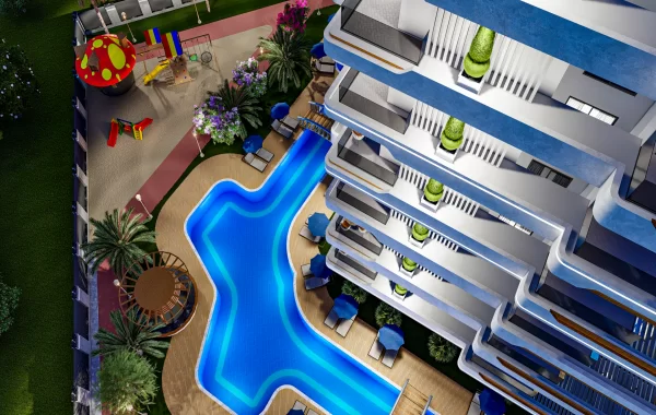 Exclusive apartments for sale in Gazipasa, known for its beautiful beaches, nature and history