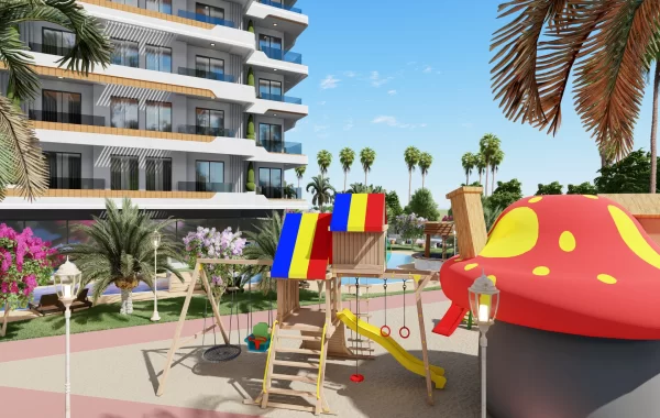 Exclusive apartments for sale in Gazipasa, known for its beautiful beaches, nature and history