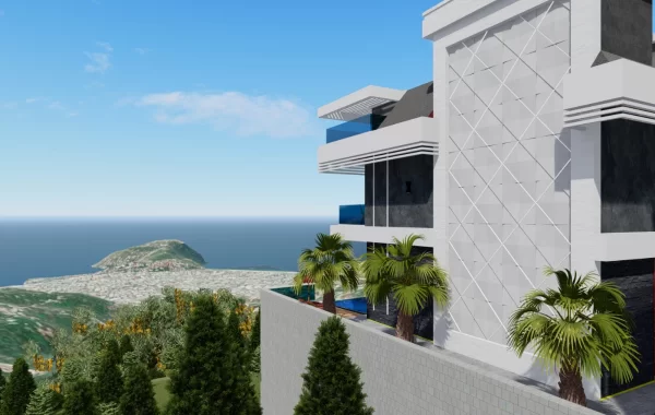 Bezaubernder Villenkomplex zum Verkauf in Alanya, die Stadt der Sonne und des Meeres