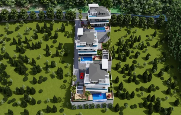 Bezaubernder Villenkomplex zum Verkauf in Alanya, die Stadt der Sonne und des Meeres