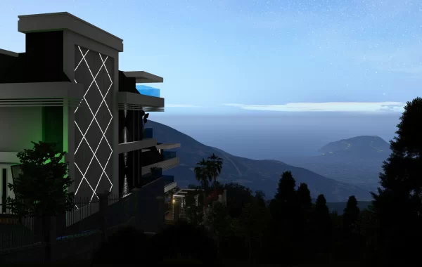 Bezaubernder Villenkomplex zum Verkauf in Alanya, die Stadt der Sonne und des Meeres