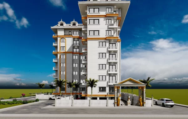 Elite-Wohnanlage zum Verkauf in Alanya, im beliebtesten Teil der Stadt