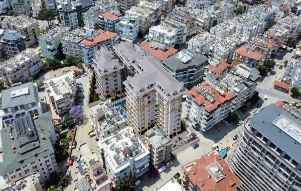 Elite-Wohnanlage zum Verkauf in Alanya, im beliebtesten Teil der Stadt