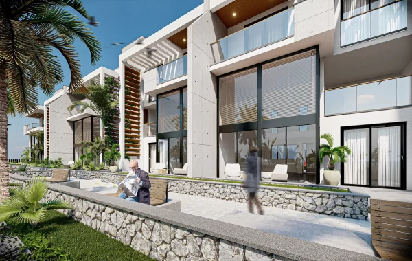 Fabulous apartments for sale in North Cyprus, island known for its excellent climate, warm people