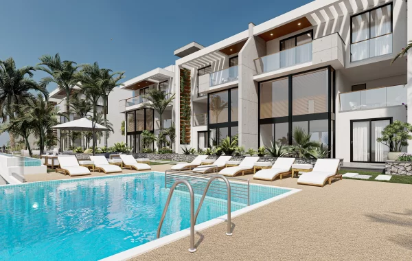 Fabulous apartments for sale in North Cyprus, island known for its excellent climate, warm people