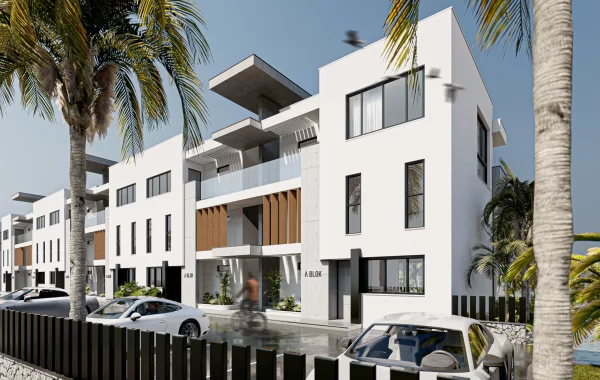 Fabulous apartments for sale in North Cyprus, island known for its excellent climate, warm people