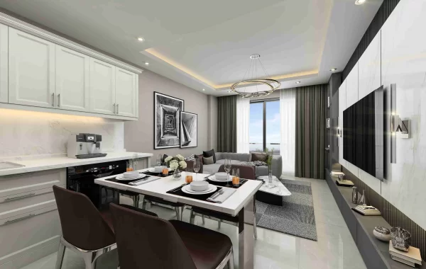 Fashionable apartments for sale in Avsallar, a charming town with the famous Incekum Beach