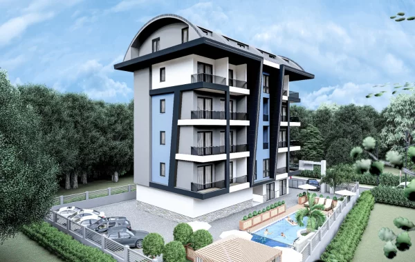 Peaceful apartments for sale in Alanya, charming cosmopolitan city perfect for year-round vacations