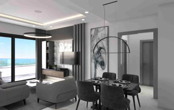 Tranquil apartment for sale in Mahmutlar, a fantastic location surrounded by mountains and sea