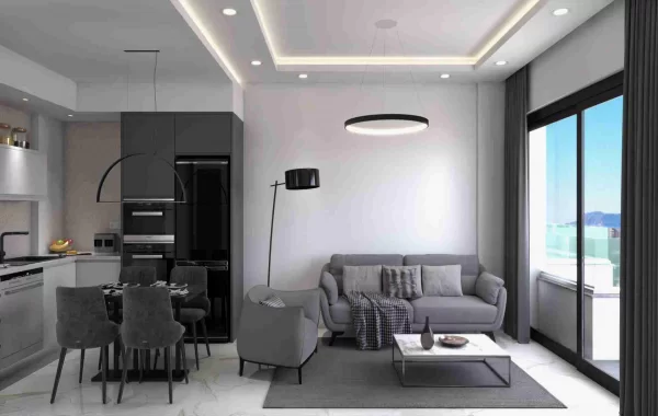 Tranquil apartment for sale in Mahmutlar, a fantastic location surrounded by mountains and sea