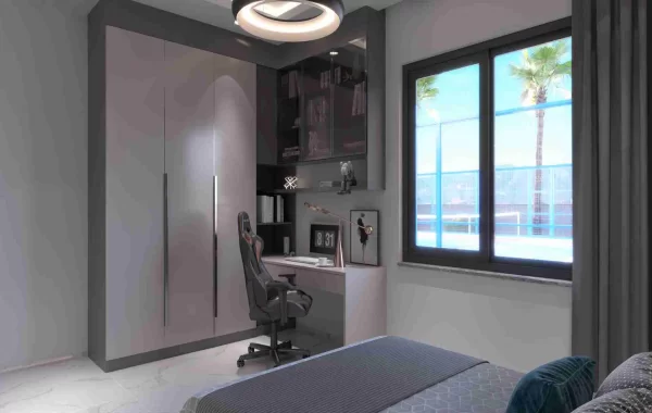 Tranquil apartment for sale in Mahmutlar, a fantastic location surrounded by mountains and sea