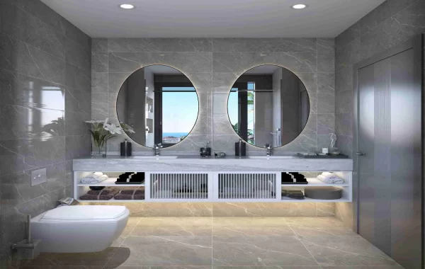 Tranquil apartment for sale in Mahmutlar, a fantastic location surrounded by mountains and sea