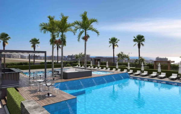 Tranquil apartment for sale in Mahmutlar, a fantastic location surrounded by mountains and sea