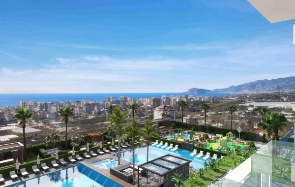 Tranquil apartment for sale in Mahmutlar, a fantastic location surrounded by mountains and sea