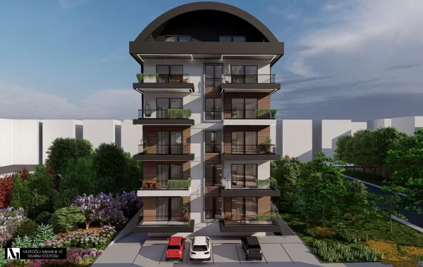 Modern designed apartments for sale in Mahmutlar, Alanya. International and welcoming environment