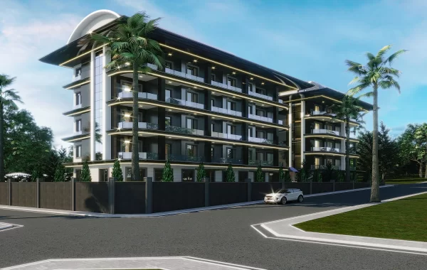 Traumkomplex zum Verkauf in Alanya, in unmittelbarer Nähe zum berühmten Kleopatra-Strand